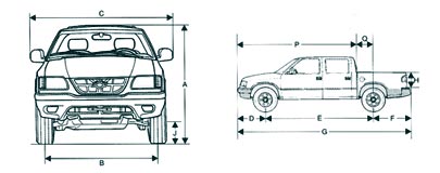 Dimensões S10 Cabine Dupla